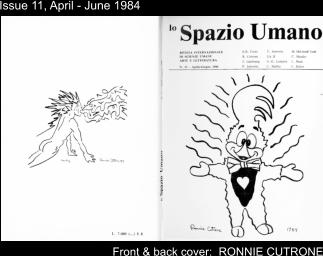 Issue 11, April - June 1984 Front & back cover:  RONNIE CUTRONE