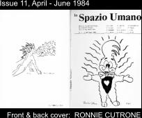 Issue 11, April - June 1984 Front & back cover:  RONNIE CUTRONE