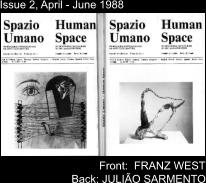 Issue 2, April - June 1988 Front:  FRANZ WEST Back: JULIÃO SARMENTO