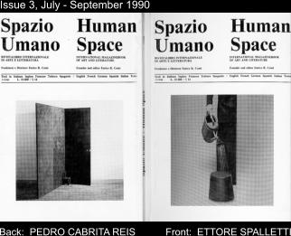 Issue 3, July - September 1990 Front:  ETTORE SPALLETTI Back:  PEDRO CABRITA REIS